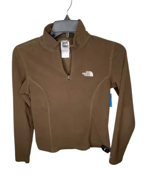 Athletic Jacket By The North Face In Brown, Size: Xs