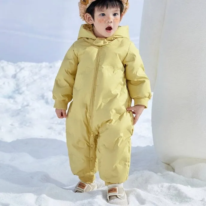 Bear Infant Winter Romper Down Coat