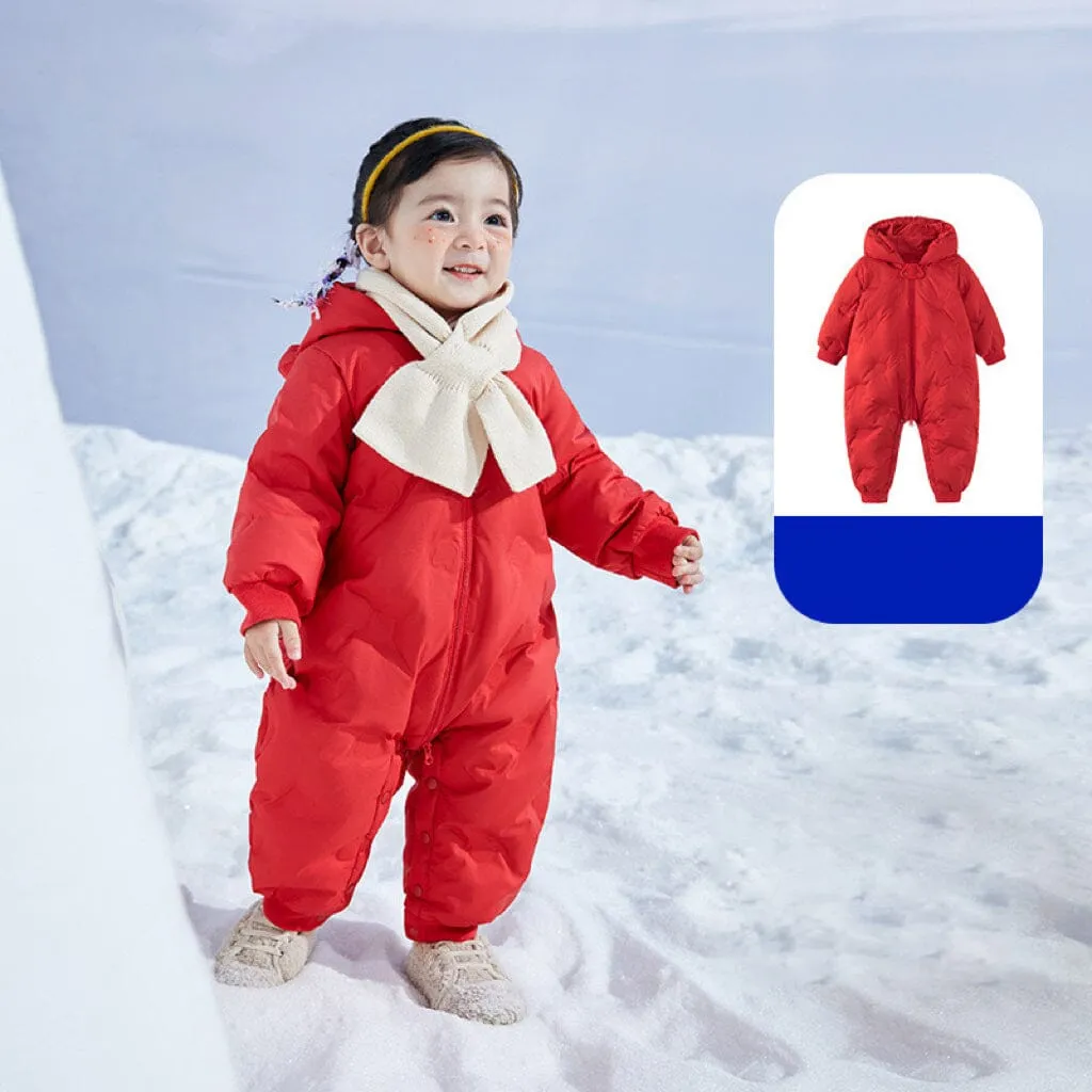 Bear Infant Winter Romper Down Coat