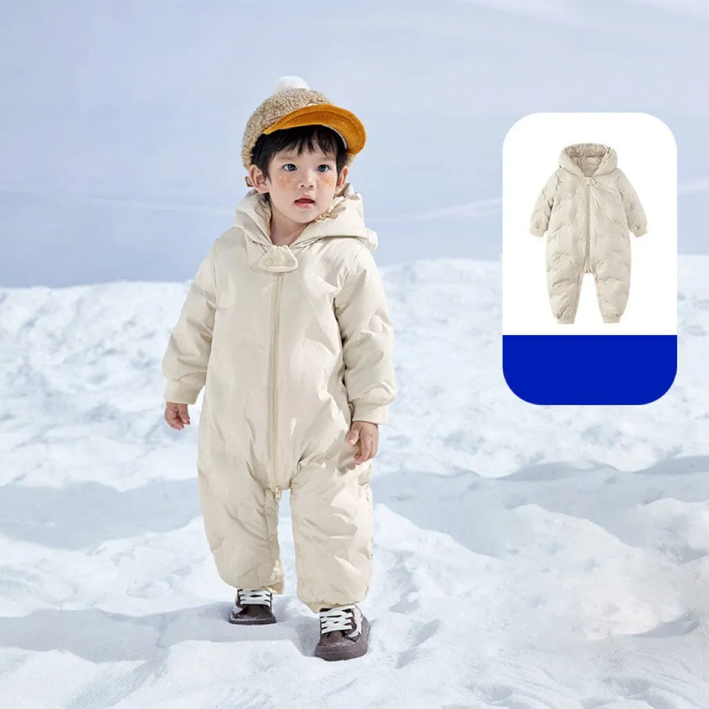 Bear Infant Winter Romper Down Coat