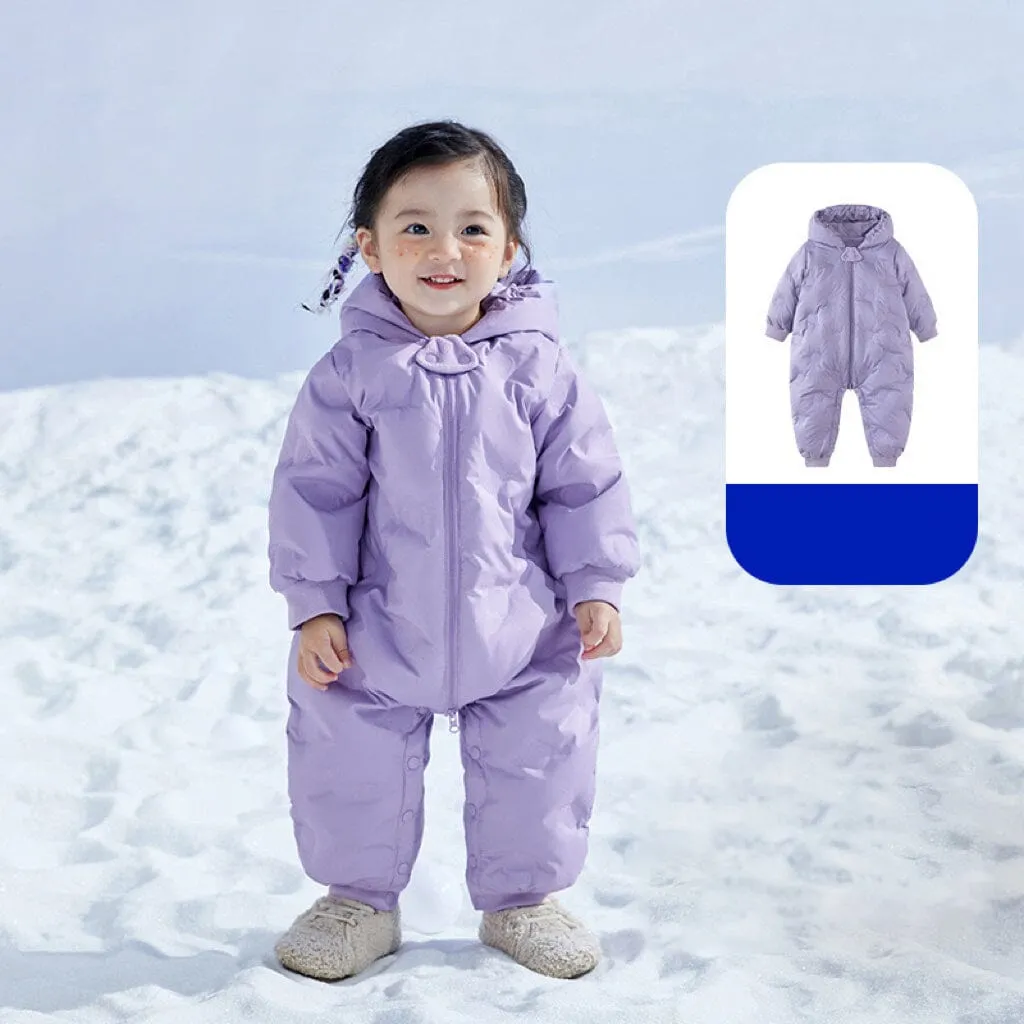 Bear Infant Winter Romper Down Coat