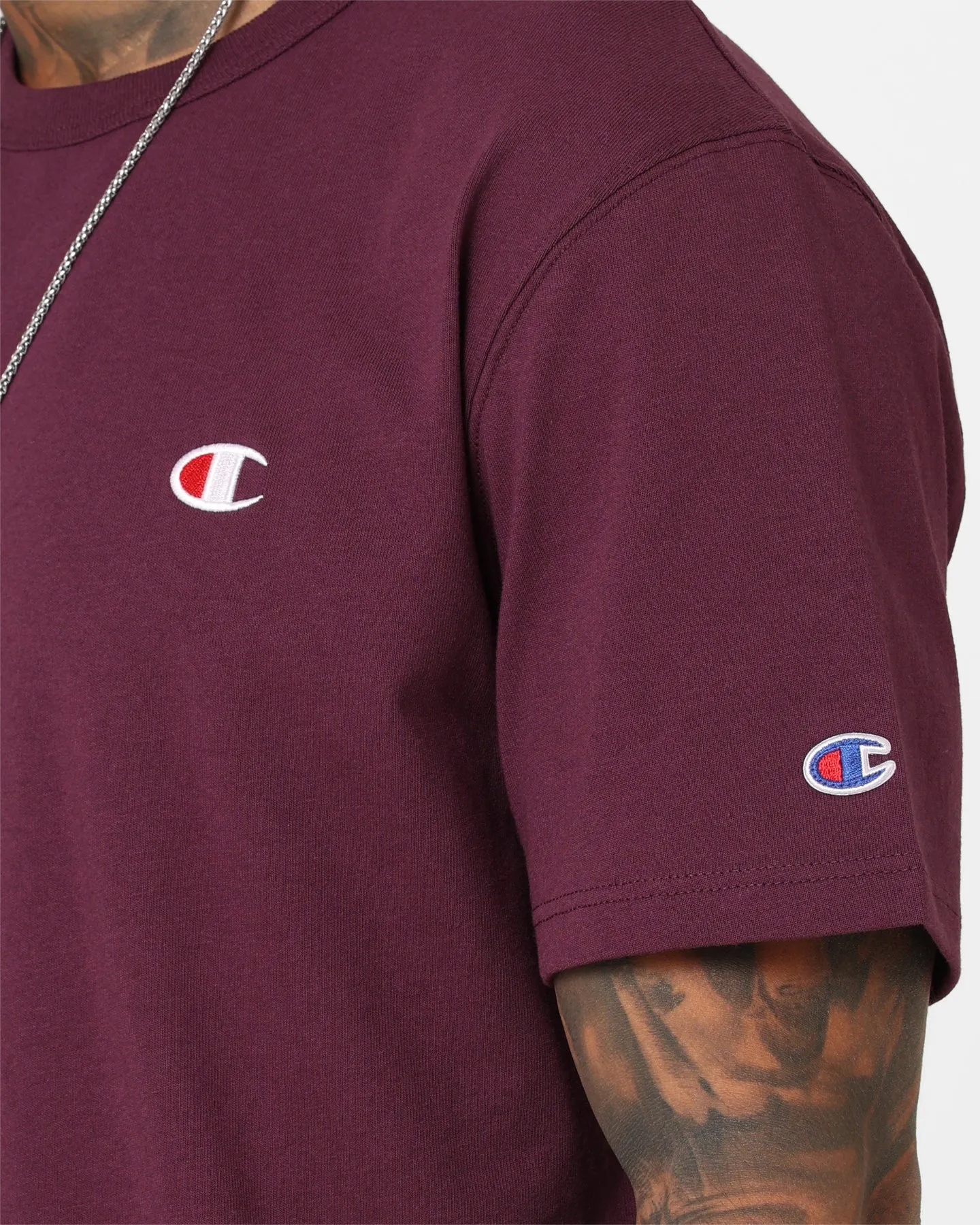 Champion Heritage Small C T-Shirt Higher Love