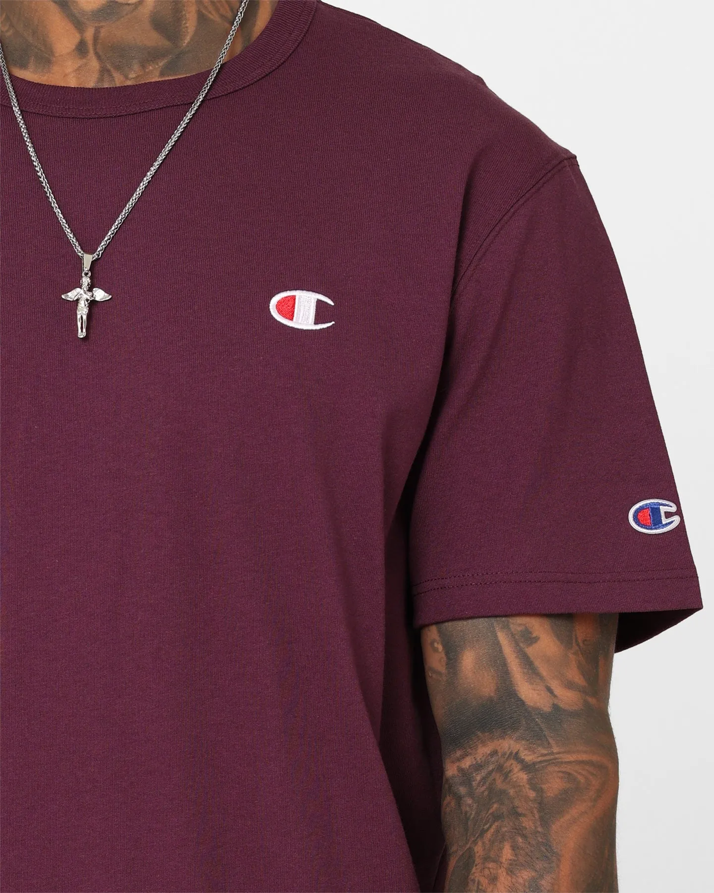 Champion Heritage Small C T-Shirt Higher Love