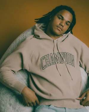 Champion LFS Knitted Hoodie Cafe Latte
