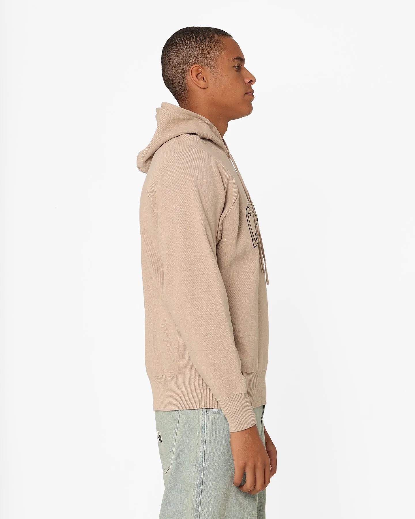 Champion LFS Knitted Hoodie Cafe Latte