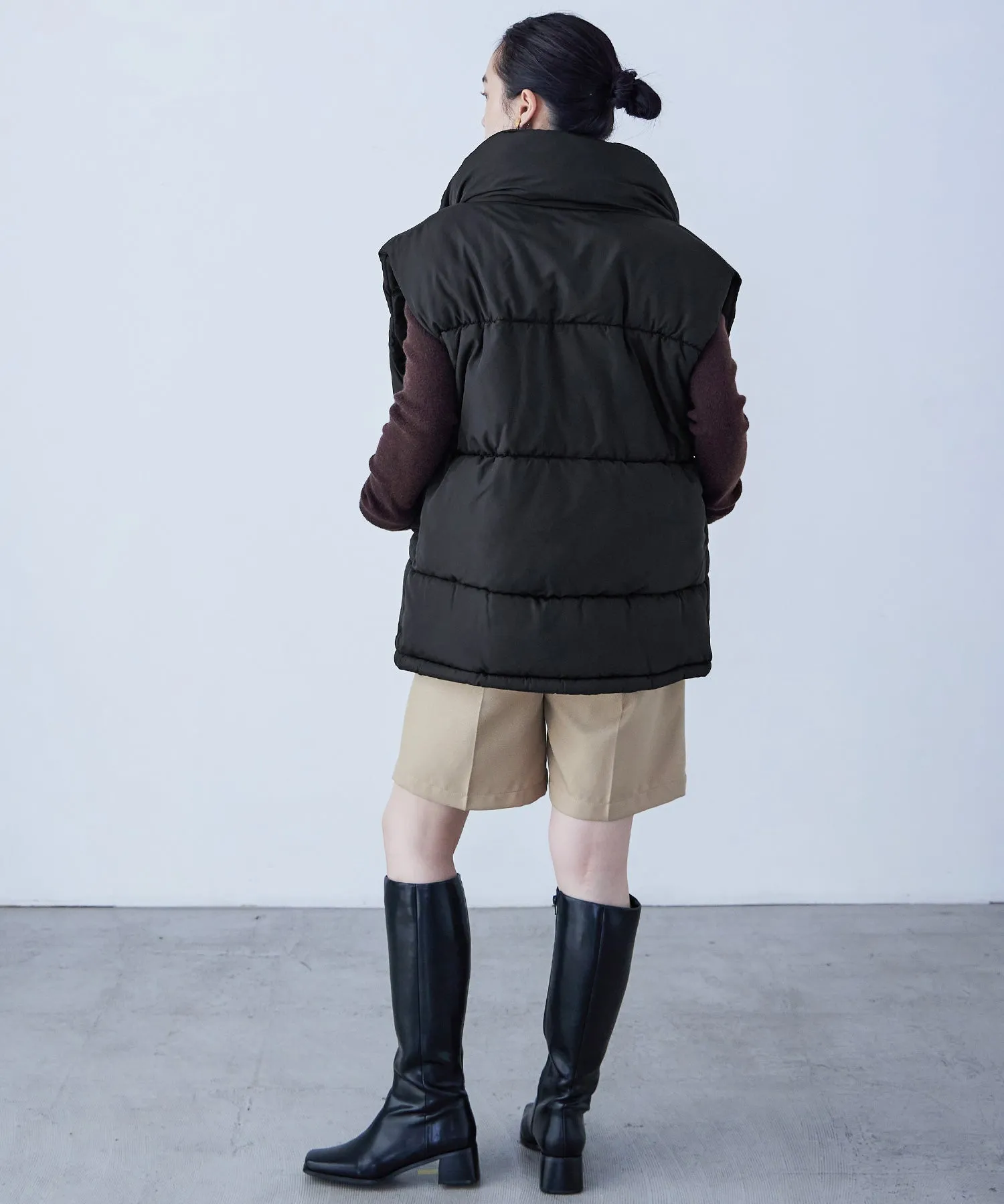 Fake Down Oversize Vest