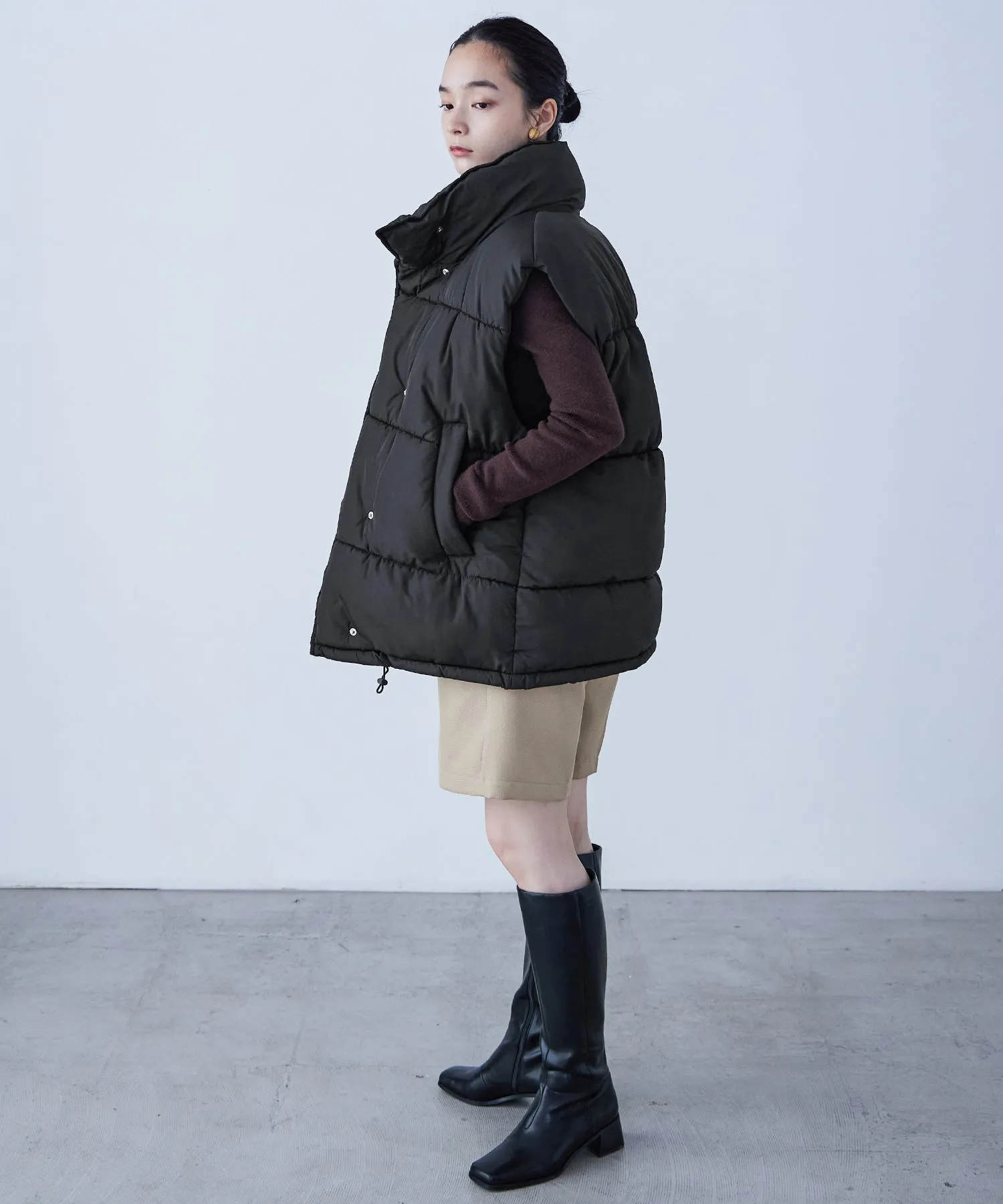 Fake Down Oversize Vest