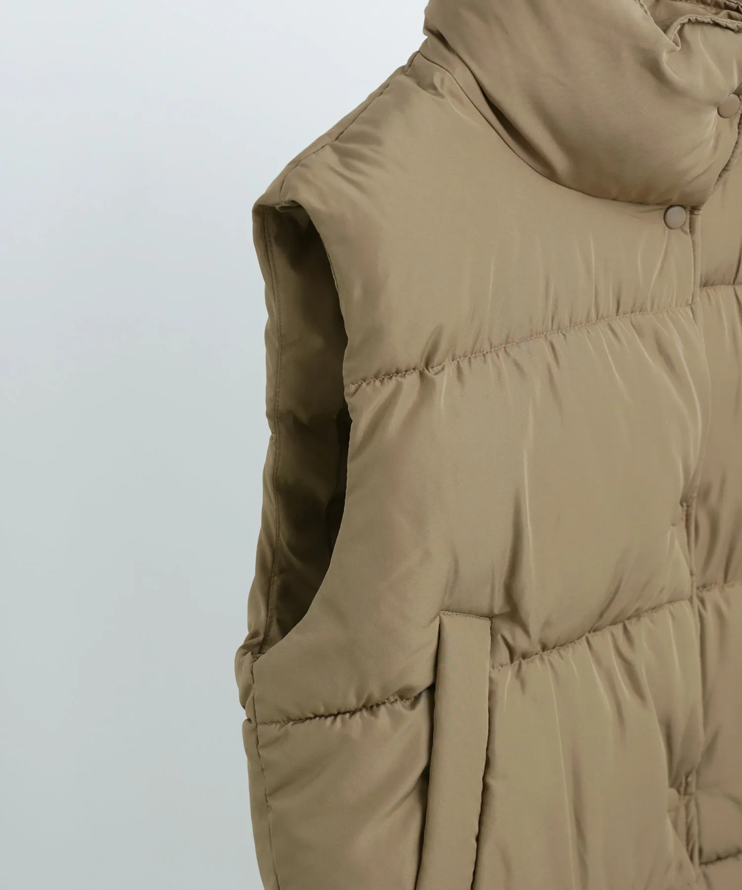 Fake Down Oversize Vest