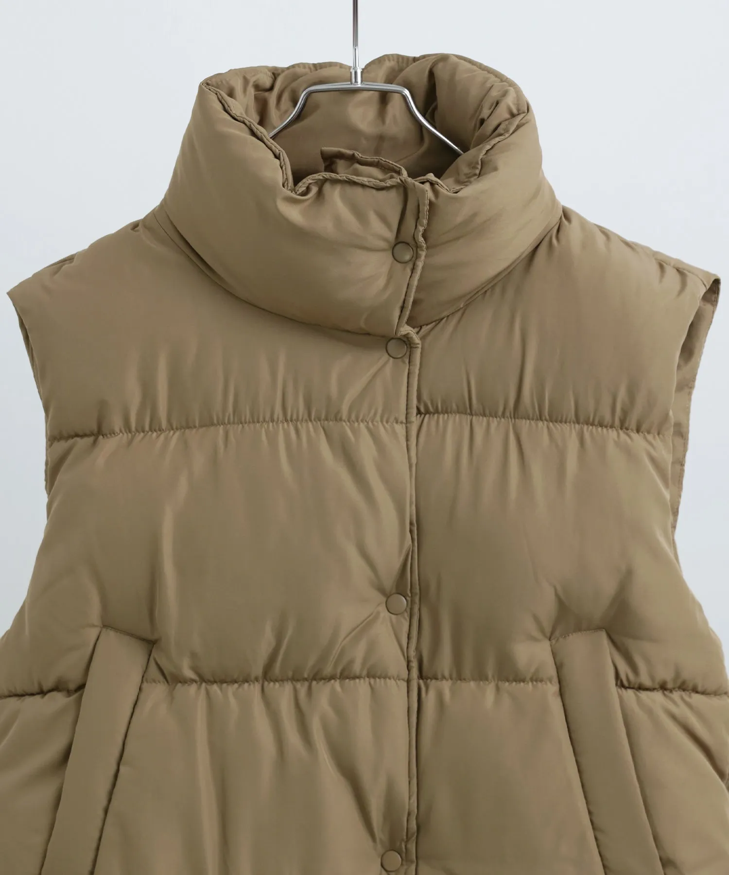 Fake Down Oversize Vest