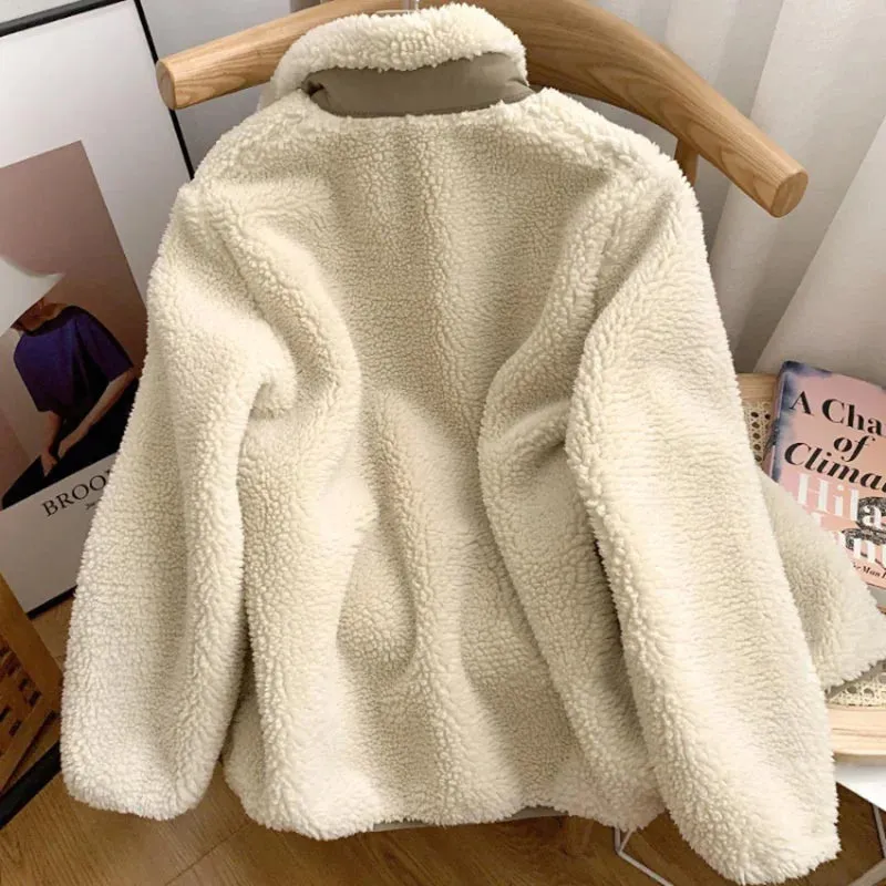 Gretchen  Sherpa Zip-Up Jacket