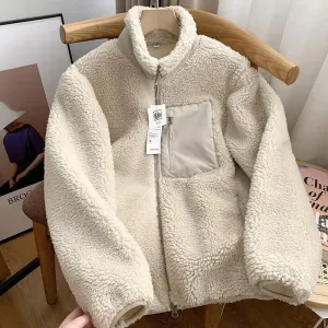 Gretchen  Sherpa Zip-Up Jacket