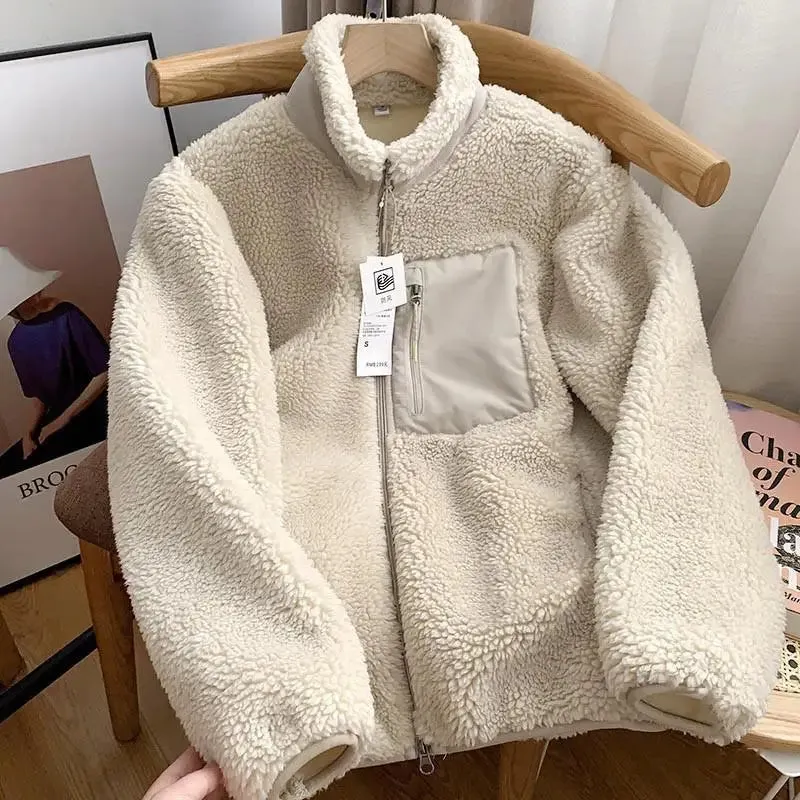 Gretchen  Sherpa Zip-Up Jacket