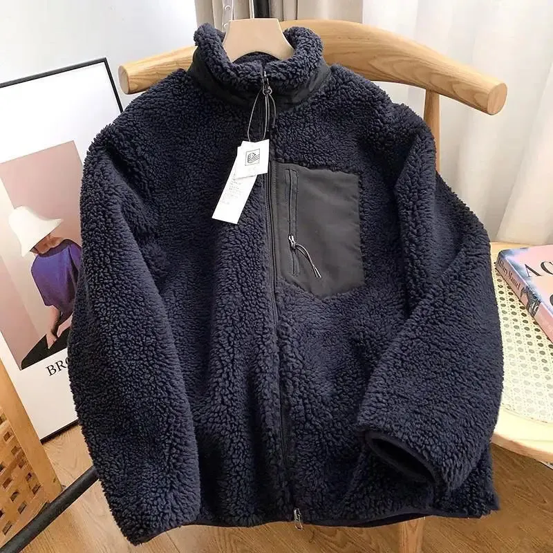 Gretchen  Sherpa Zip-Up Jacket