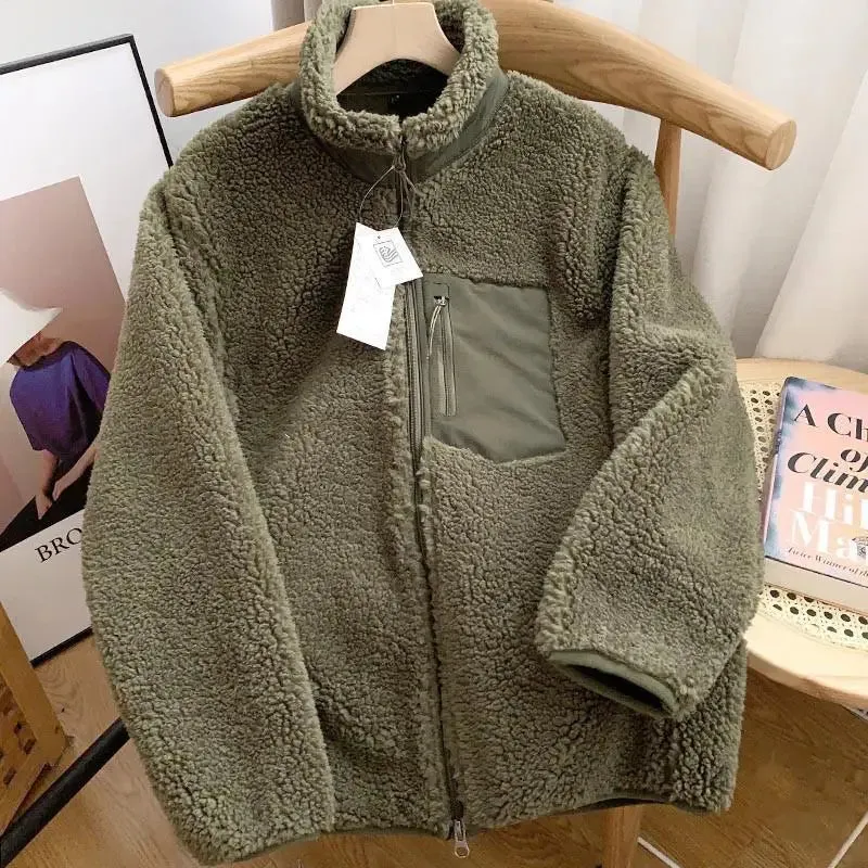 Gretchen  Sherpa Zip-Up Jacket