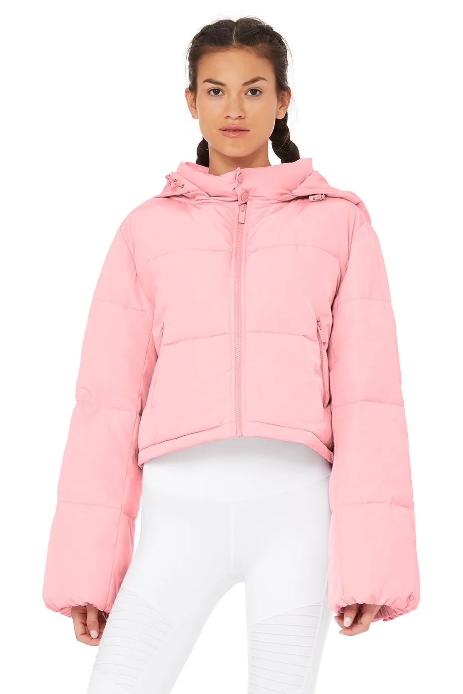Introspective Quilted Jacket - Flamingo