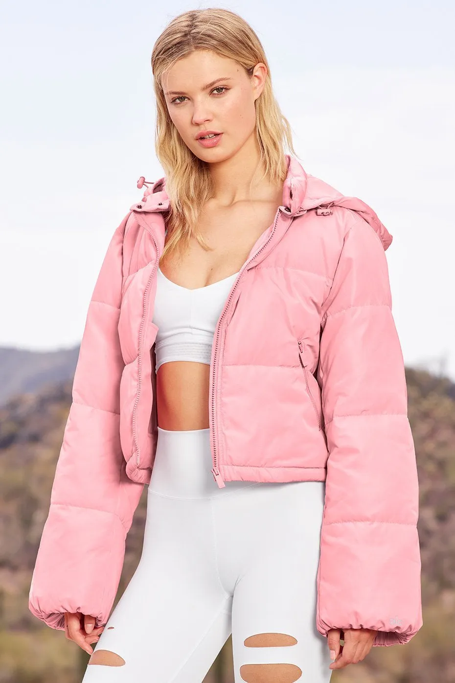 Introspective Quilted Jacket - Flamingo
