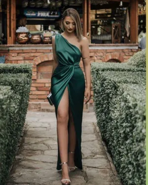 long prom dresses, green evening dresses