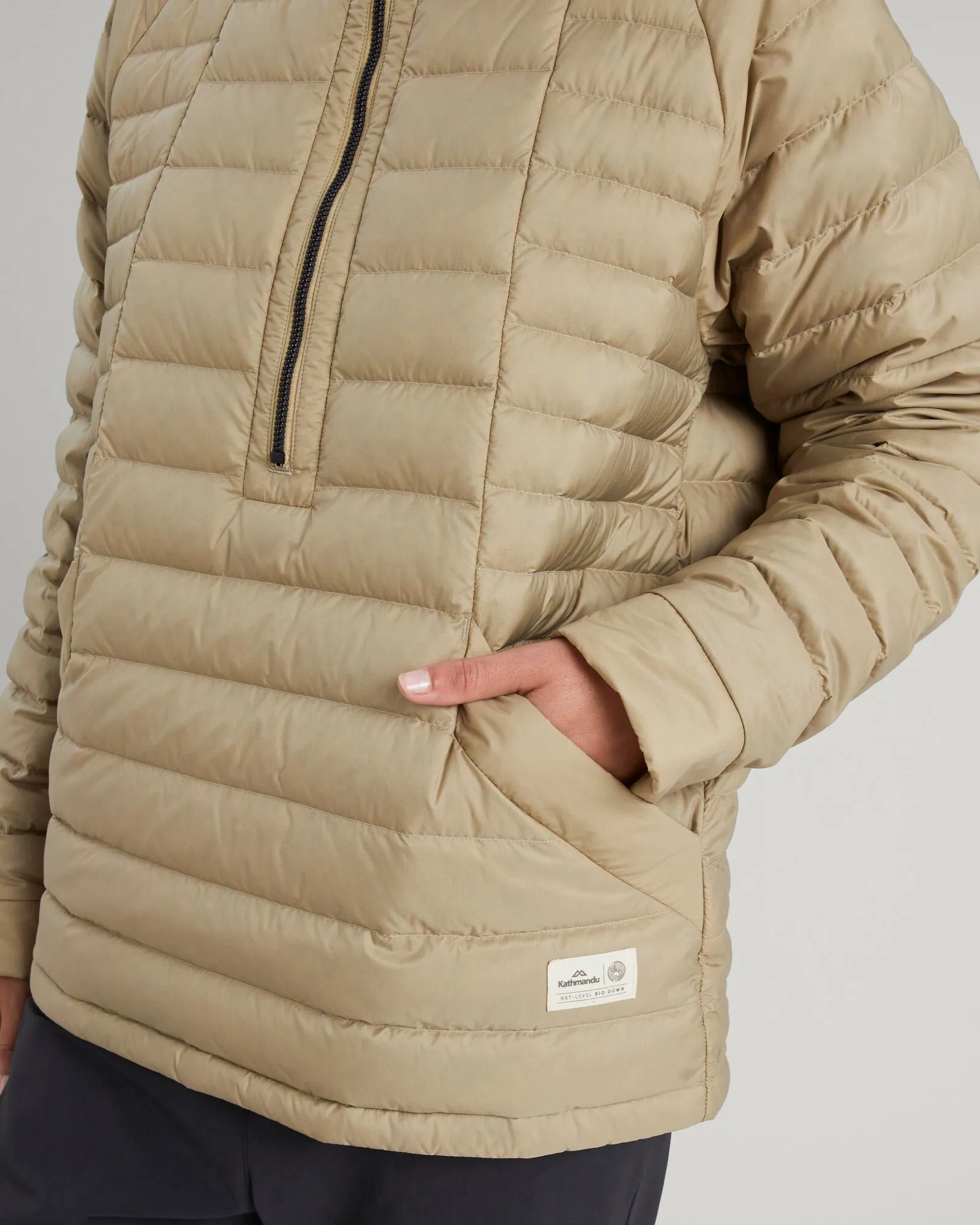 NXT-Level LT Unisex Down Hoodie - Olive Grey