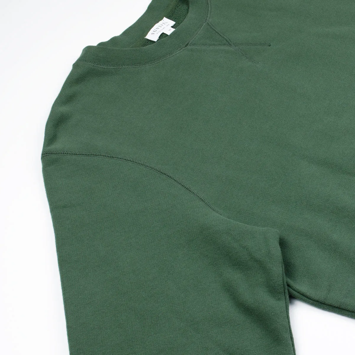 Sunspel - Loopback Sweatshirt - Pine