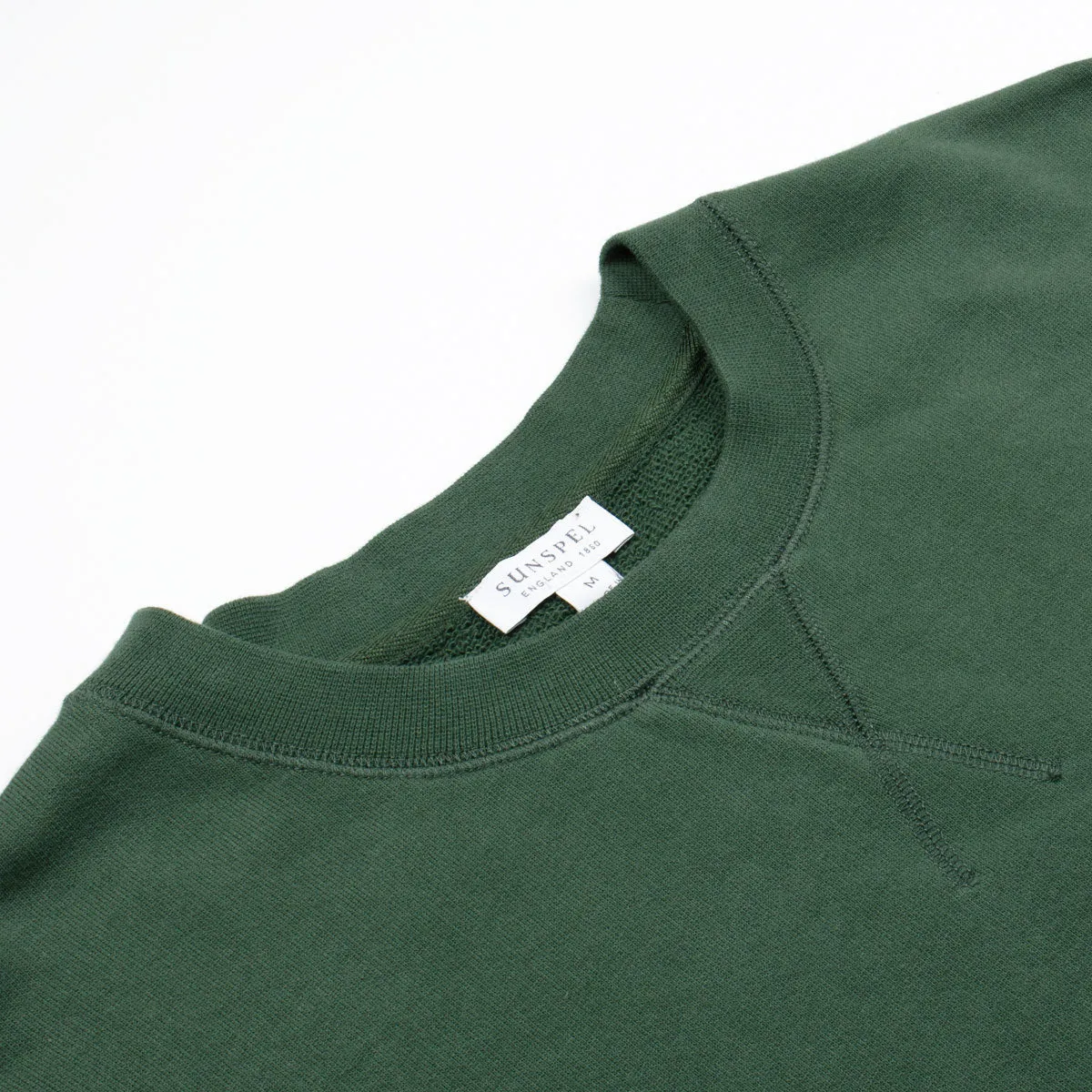 Sunspel - Loopback Sweatshirt - Pine