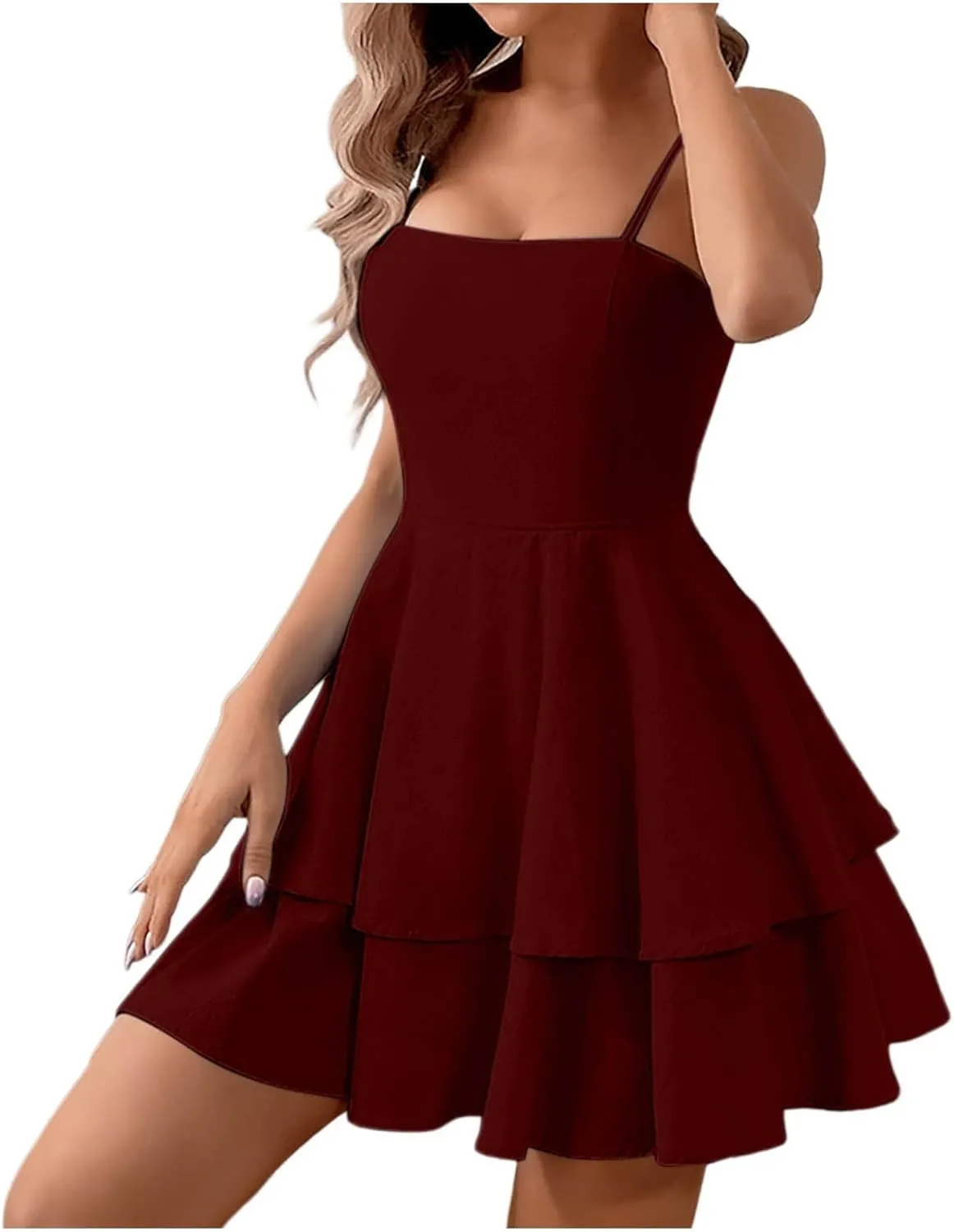 Womens Summer Tube Dress Off Shoulder Strapless Casual Sundress Tiered Mini Beach Wedding Guest Dresses Short Dress